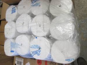 lot 98 image: 36 Rolls Scott Paper Core 2ply Bath...