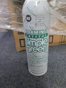lot 110 image: 6- 20 oz Cans Foaming Crystal Simpl...