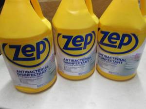 lot 114 image: 3 Gallons Zep Antibacterial Disinfe...