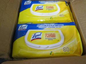 lot 125 image: 6- 80ct Softpacks Lysol Disinfectin...