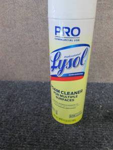 lot 144 image: 7- 24 oz Lysol Foam Cleaner...