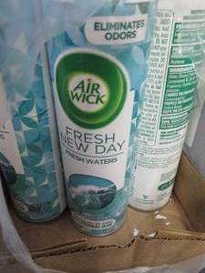 lot 187 image: 12- 8oz Cans AirWick Fresh New Day ...