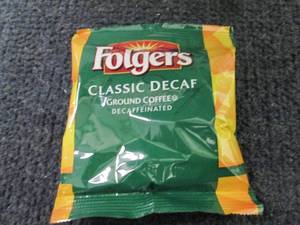lot 189 image: 42- 1.5 oz Bags Folgers Classic Dec...