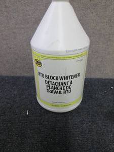lot 202 image: 4 Gallons Zep RTU Block Whitener...