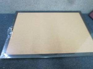 lot 208 image: 24x18 inch Framed Cork Board -scuff...