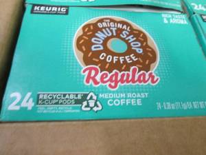 lot 216 image: Case of 4- 24 ct Boxes Donut Shop M...