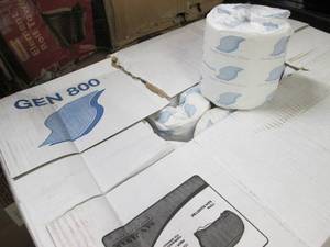 lot 243 image: Case of 96 Gen 80 2ply Bath Tissue...