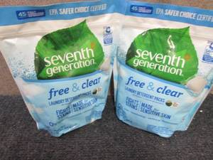 lot 250 image: 2- Seventh Generation Laundry Packs...