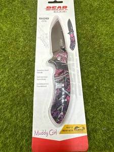 New Muddy Girl Pink Camo Knife