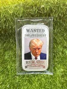 1oz .999 Silver Donald Trump Mug Shot Bar
