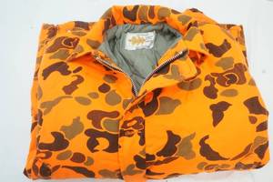 Blaze orange hunting jacket