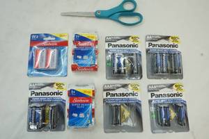 Assorted batteries