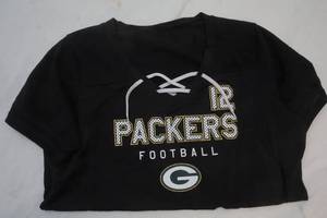 Womens 2XL Packers Short Sleeve Jersey