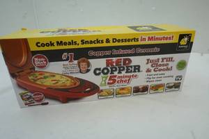 NEW Red Copper 5 Minute Chef