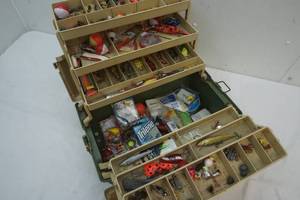Plano Tackle box with old and new tackle