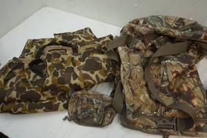 Field Line Gear Bag, Game Hide Marshland Insulated Bibs