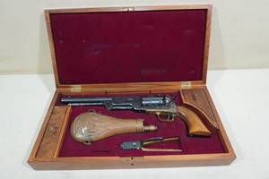 Armi San Marco US 1847 .44 Cal Black Powder Revolver with Case
