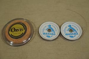 Fly Fishing Line with 2 Spools of Leader Line