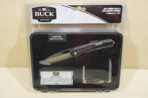 Buck Knives 257 Liner Lock & 375 Deuce Combo Knife Set