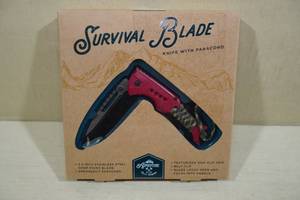 Adventure Survival Blade Hunting Knife with Paracord