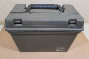 Plano Ammo Box with Assorted Paintball Parts