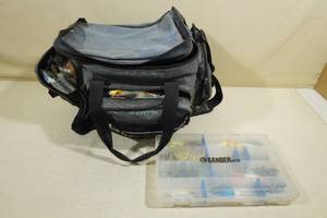 Gander Soft Sided Tackle Box with Assorted Tackle