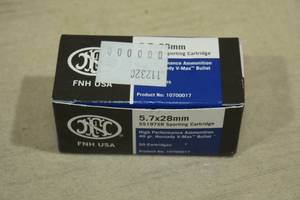 50 FNH 5.7 x 28mm 40 Gr Hornady V-Max Ammo