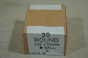 20 Round 7.62 x 51mm Ball Ammo