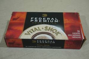 20 Federal Vital Shok 7mm Rem Magnum 150 Gr Nosler Boat Tail Ammo