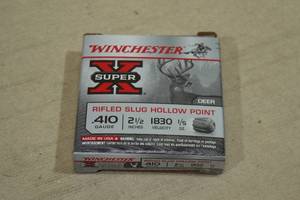 5 Winchester Super-X .410 Gauge 2-12 Rifled HP Slugs