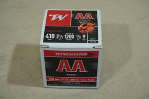 25 Winchester AA Skeet .410 Gauge 2-12 9 Shot Shotshells