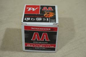 25 Winchester AA Skeet .410 Gauge 2-12 8 Shot Shotshells