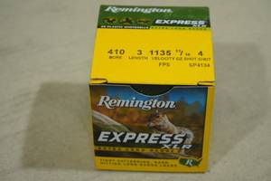 25 Remington Express XLR .410 Gauge 3 4 Shot Shotshells