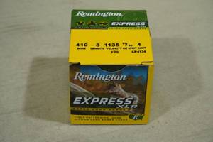 25 Remington Express XLR .410 Gauge 3 4 Shot Shotshells
