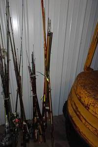 Large Assortment of Fishing Rods - Garcia, Shimano, Browning, Daiwa