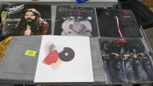lot 68 image: 5 record albums Seger, Steppenwolf, Steely Dan, Survivor