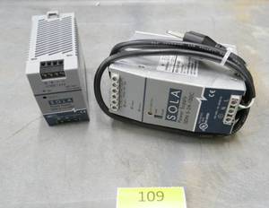 lot 109 image: 2 SOLA power supplies