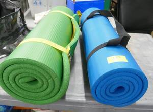 lot 123 image: Two Very thick and cushy yoga or camping mats