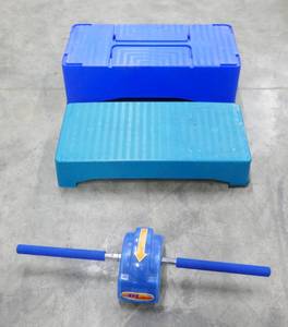 lot 149 image: AB Roller and steps exercise system