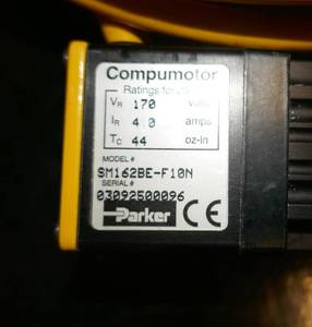 lot 172 image: Parker Compumotor servo motor model SM162BE-F10N
