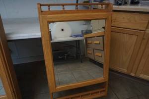 mirrored cabinet