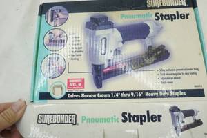 Sure bonder Pneumatic Stapler in box