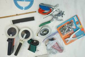 Label Guns,  3-Eyelet Plier, measuring tools