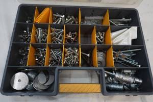 Workforce Organizer with bolts, nuts, washers and more