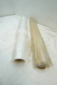 Used Rolls of Plastic