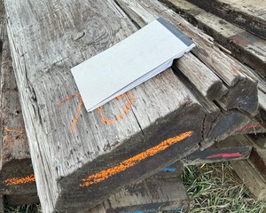 lot 78 image: Huge Bridge Timbers