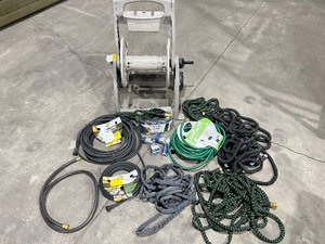lot 566 image: Assorted Hoses and Reel