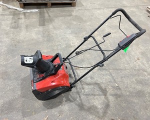 lot 169 image: Single Stage Snowblower