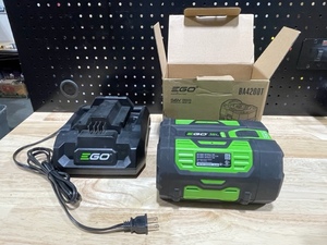 lot 8 image: EGO 56v Cordless Battery and Charger