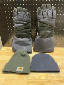 lot 26 image: Carhartt Hat, Winter Gloves, and Stocking Cap